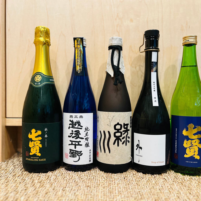 New Store Arrivals – Shichiken Sparkling, Fukugao, Midorigawa Aged, Tonoike Shizuku, Shichiken Junmai Daiginjo