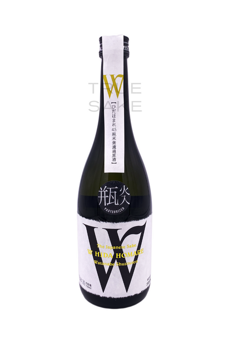 Watanabe Shuzoten Junmai Muroka Genshu 45 "W Hidahomare"