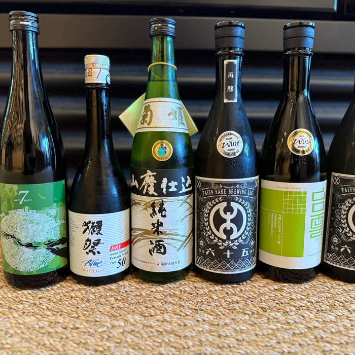 New Store Arrivals - Date Seven, Dassai Blue Dry, Kikuhime, and Taiun