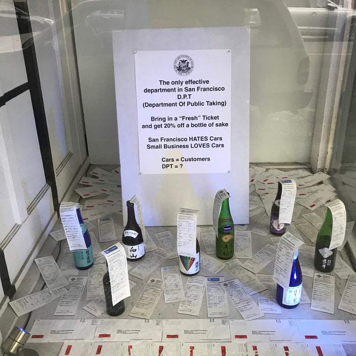 “Ask Beau” – “Did we hear about True Sake in the news for your window display?”