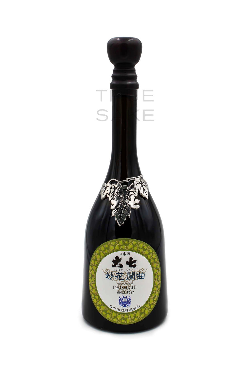 Daishichi Myoka Rangyoku Aged Junmai Daiginjo Kimoto Shizuku Genshu “Heavenly Flower”